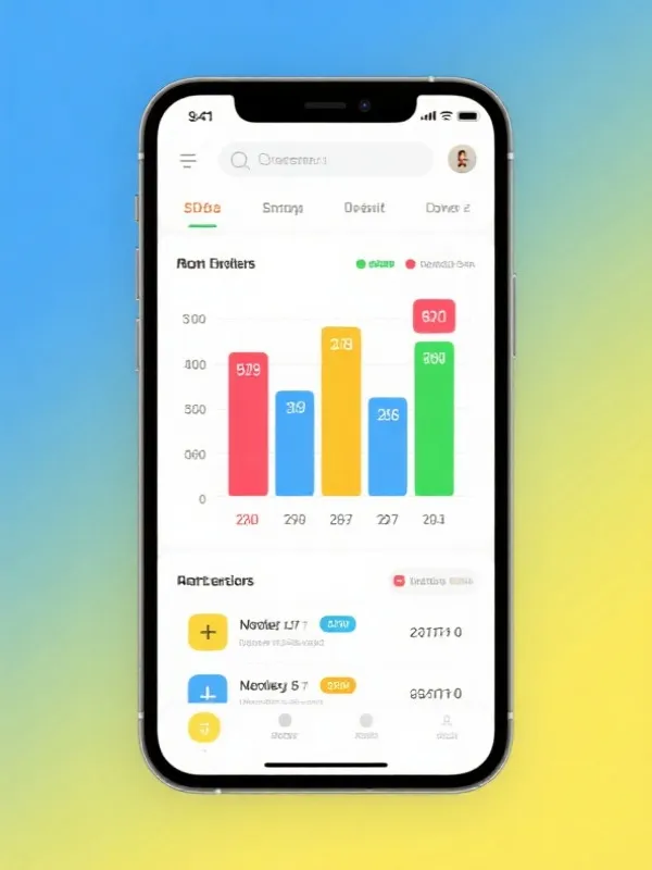 彩票网 APP 界面展示